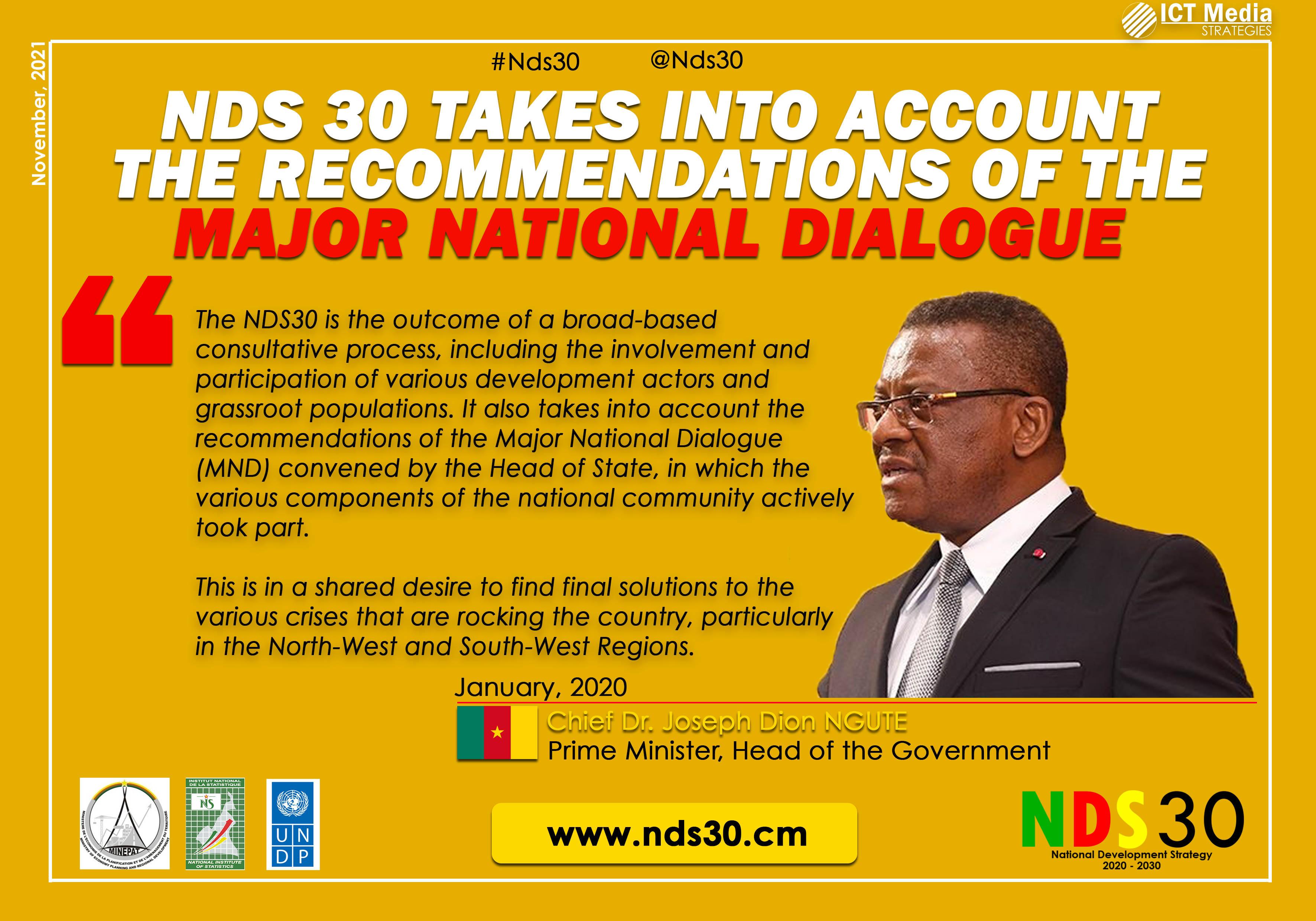 Joseph Dion Ngute and the NDS 30